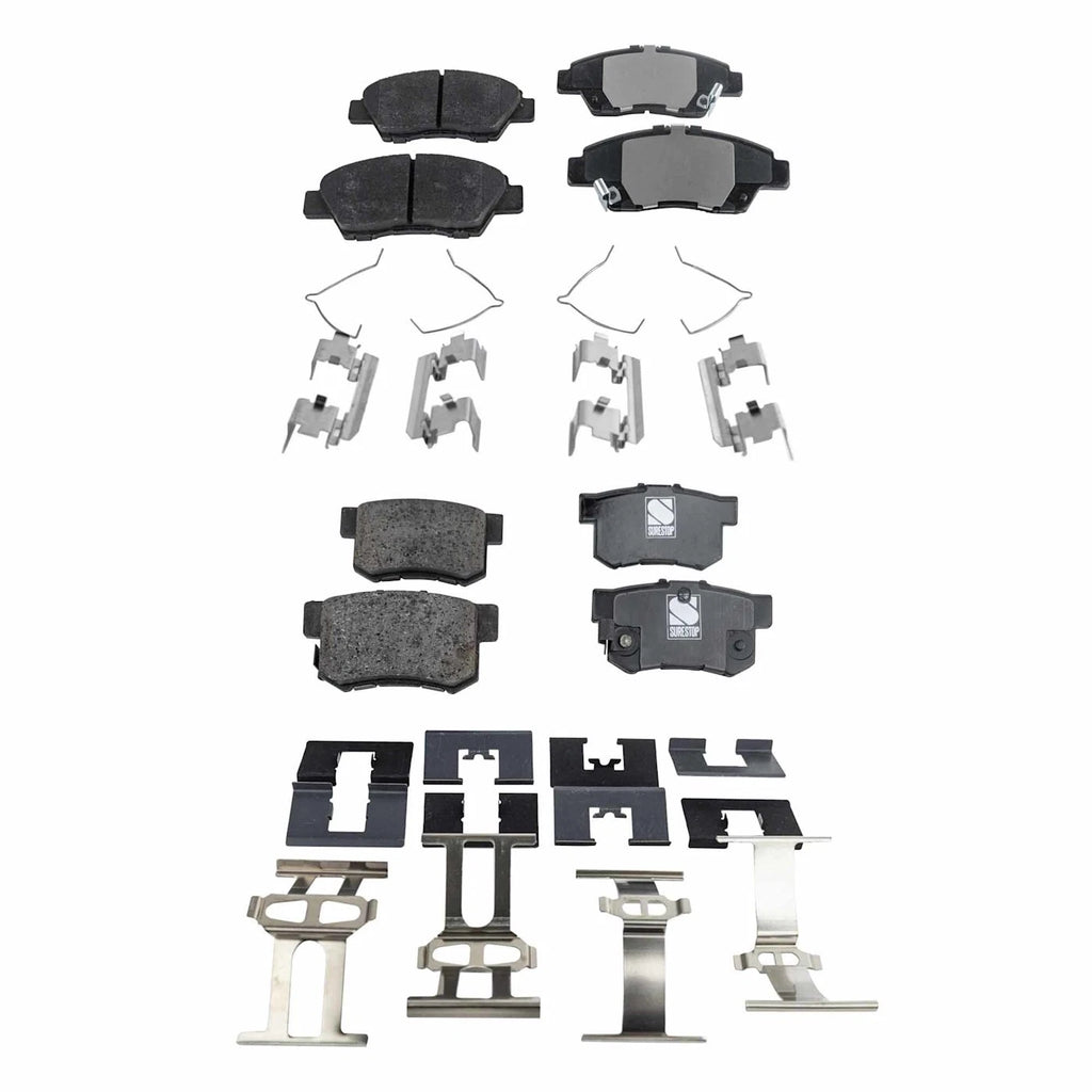 Set of 4 Ceramic Brake Pads for Honda CR-Z (2011–2015)
