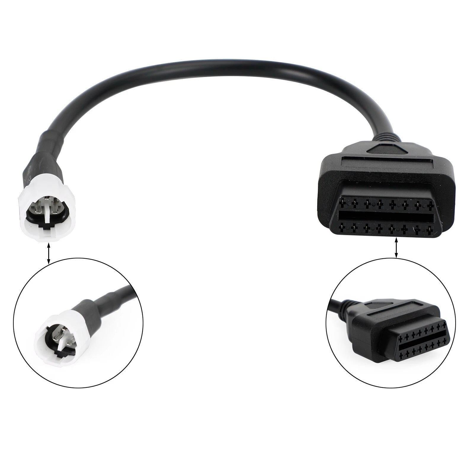 3 Pin to OBD2 Diagnostic Adapter for Yamaha X-MAX (2018–2023)