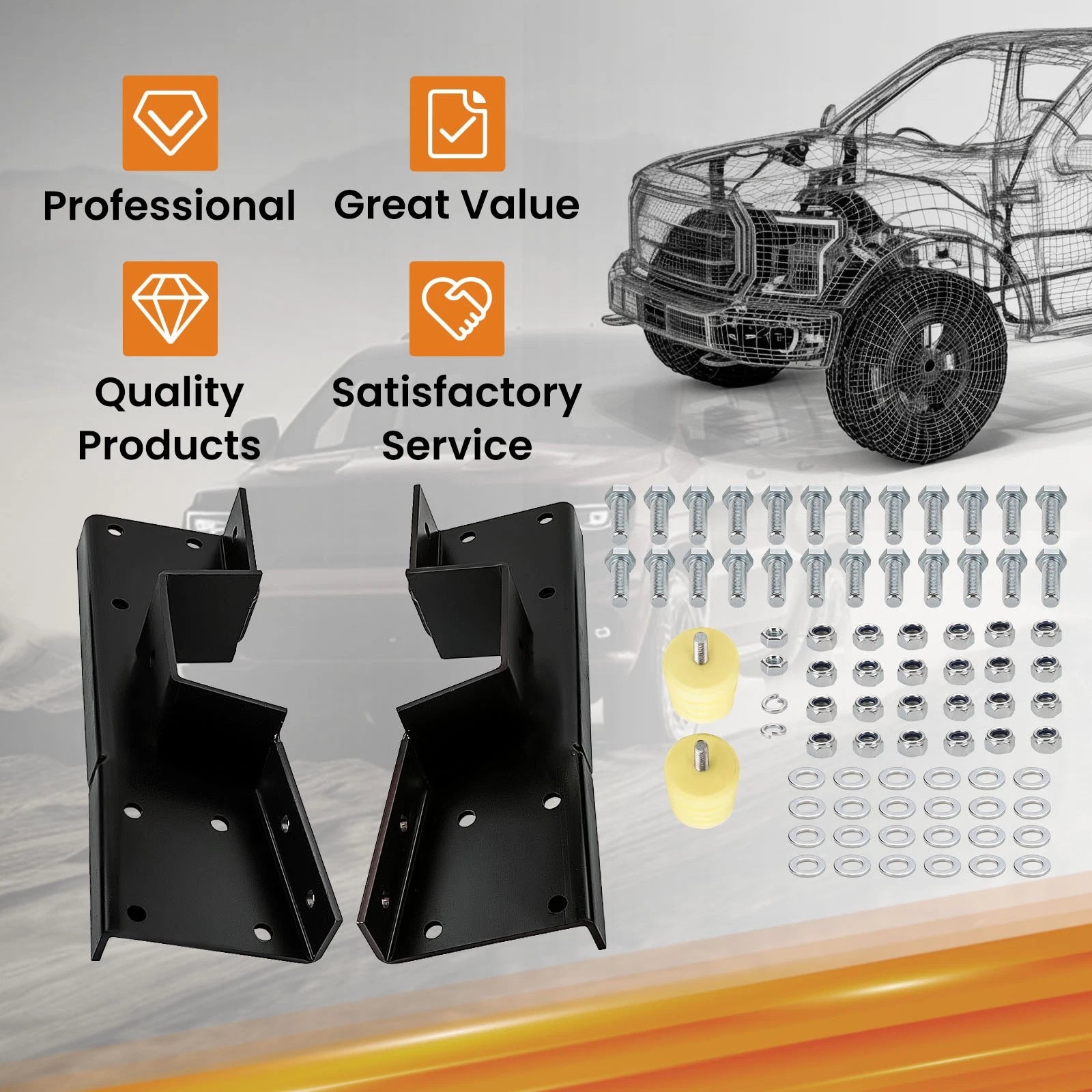 C-NOTCH Kit for GMC Sierra 1500 Classic NBS Body (2001–2007)