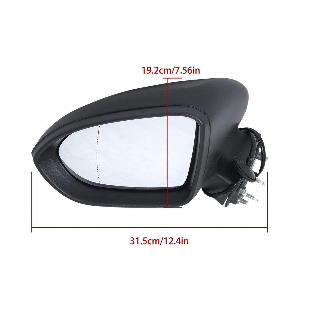 Set of 2 Side Mirrors for Chevy Cruze (2016-2019)