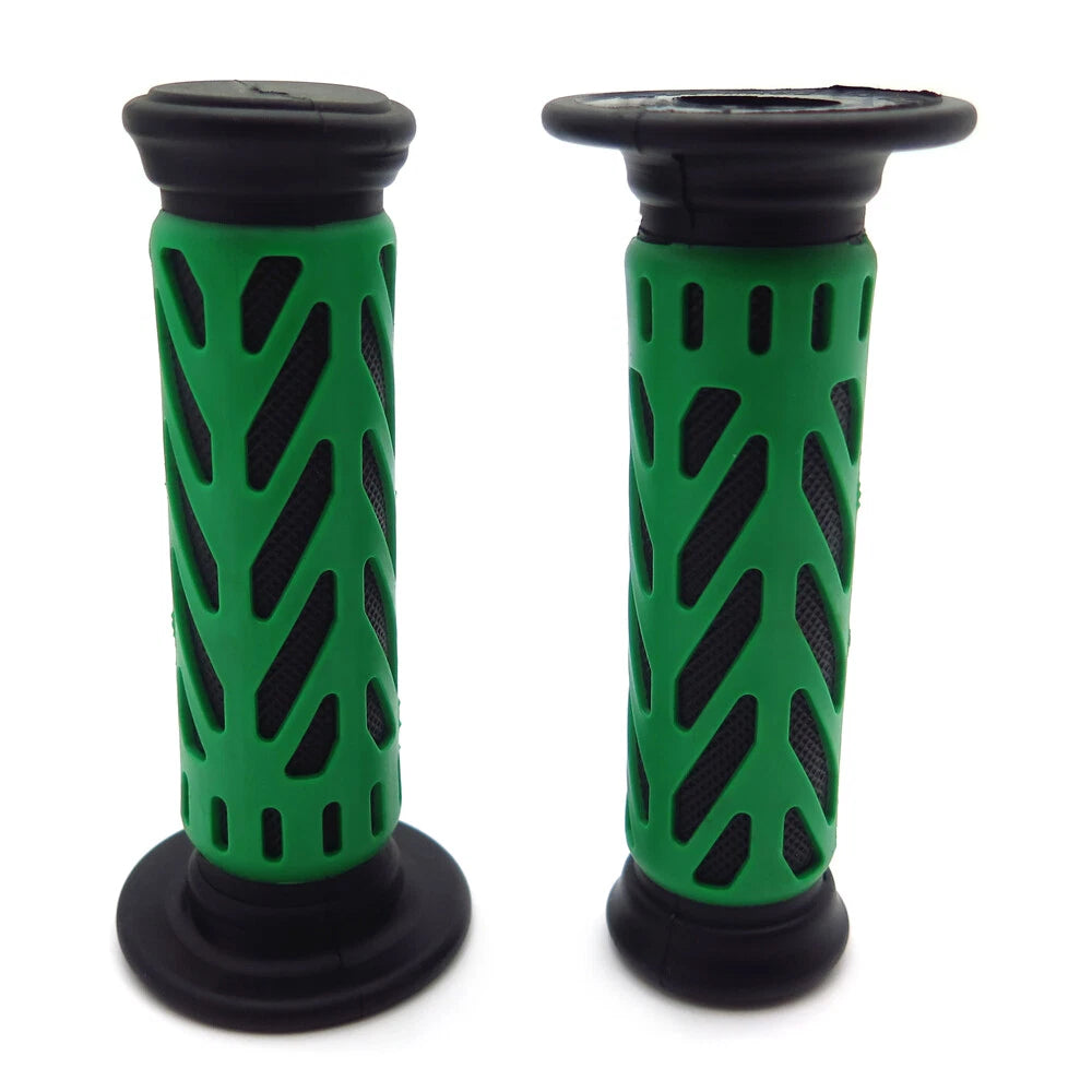 7/8" Rubber Handlebar Grips for Motorcycle Scooter ATV Dirt Bike (22mm)