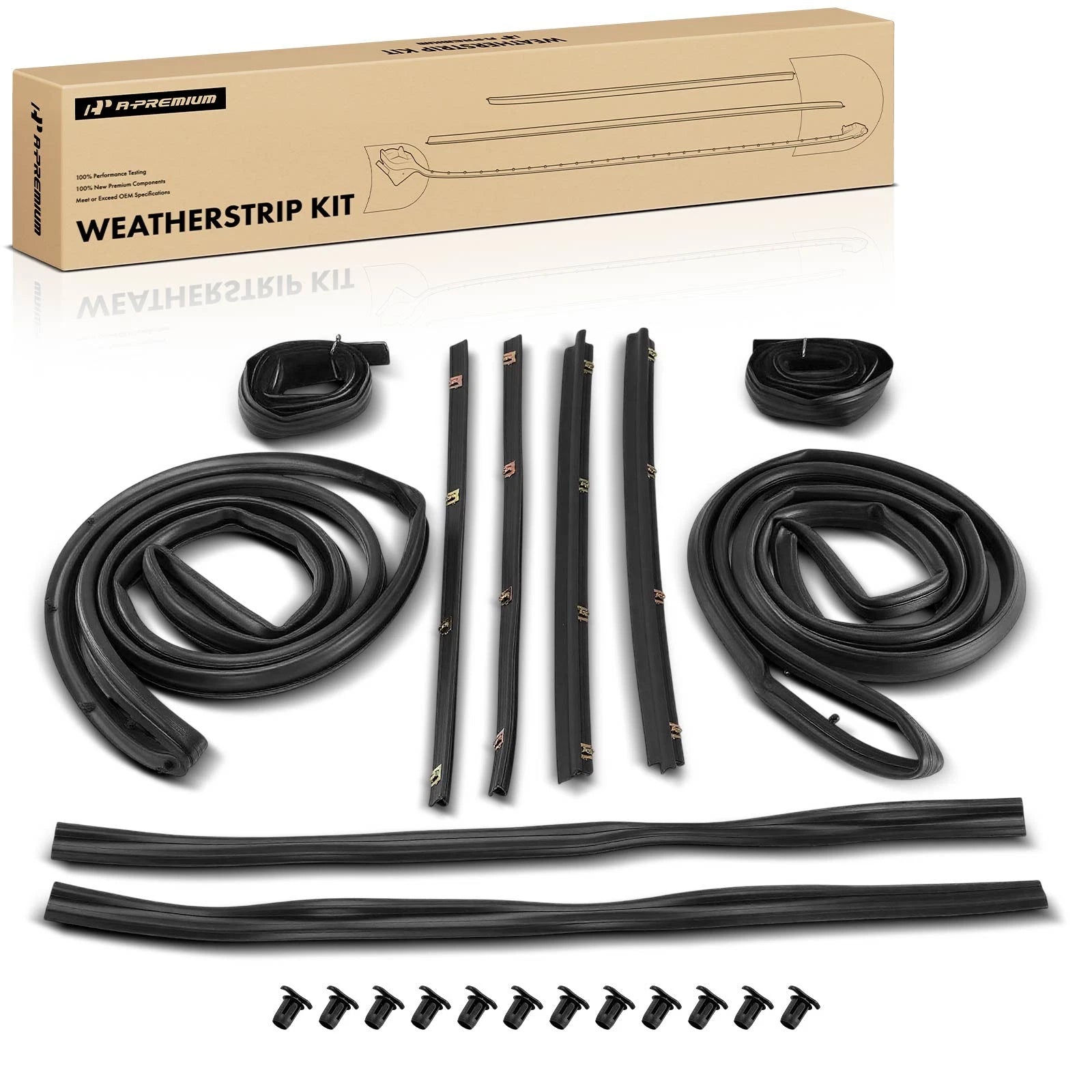 10x Weatherstrip Seal for Jeep 