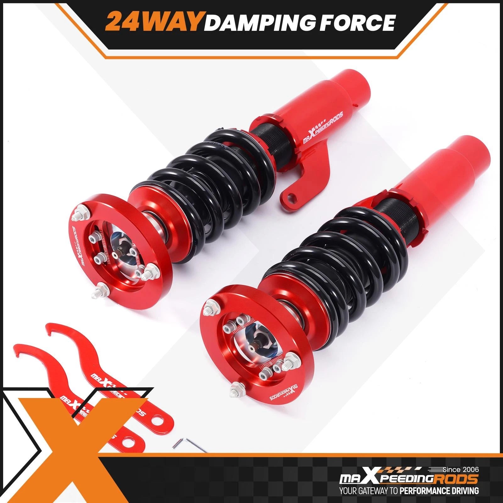 Front Coilovers Suspension Lowering Kit for BMW 3 Series XDrive AWD (2006–2011)