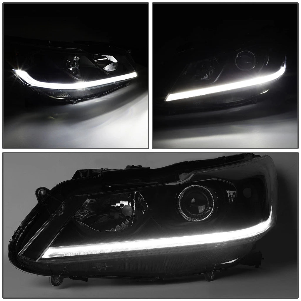 LED DRL Projector Headlights for Honda Accord EX SE (2016–2017)