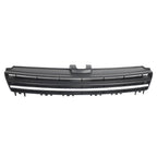 Front Bumper Upper Grille w/ Silver Trim for VW Golf Sportwagen (2015-2017)