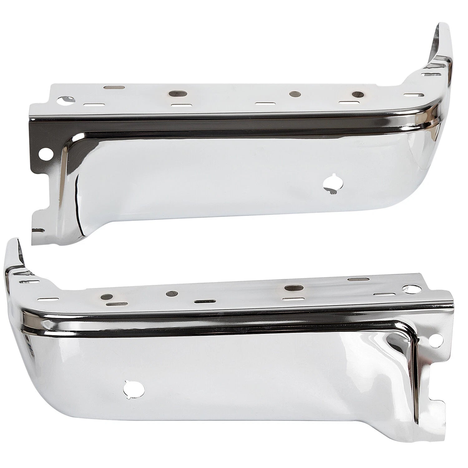 Set of 2 Chrome Rear Bumper End Caps for Ford F-150 (2009–2014)
