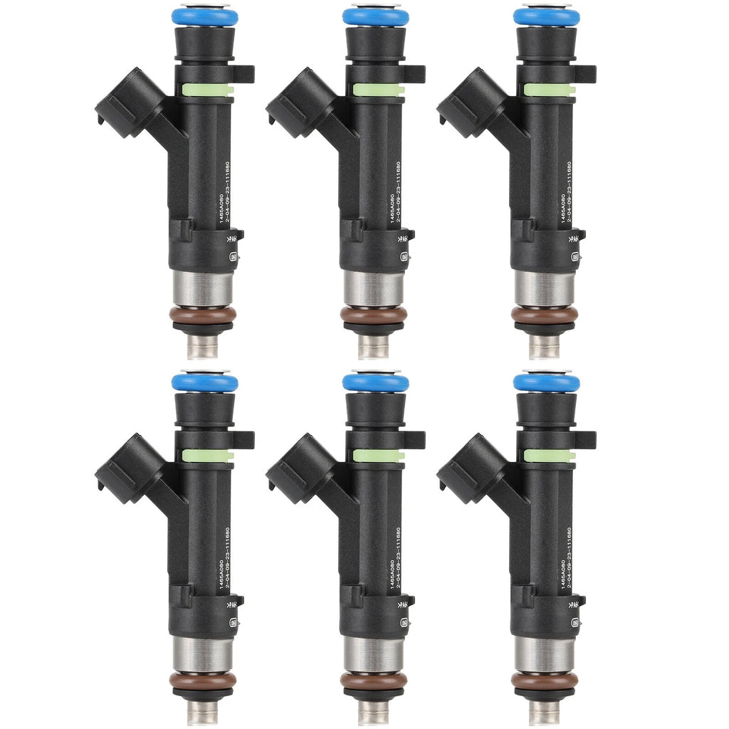 Set of 6 Fuel Injectors for Mitsubishi Outlander (2007–2013)
