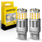 2X Amber Yellow LED Turn Signal Light Bulbs for Canbus Vehicles