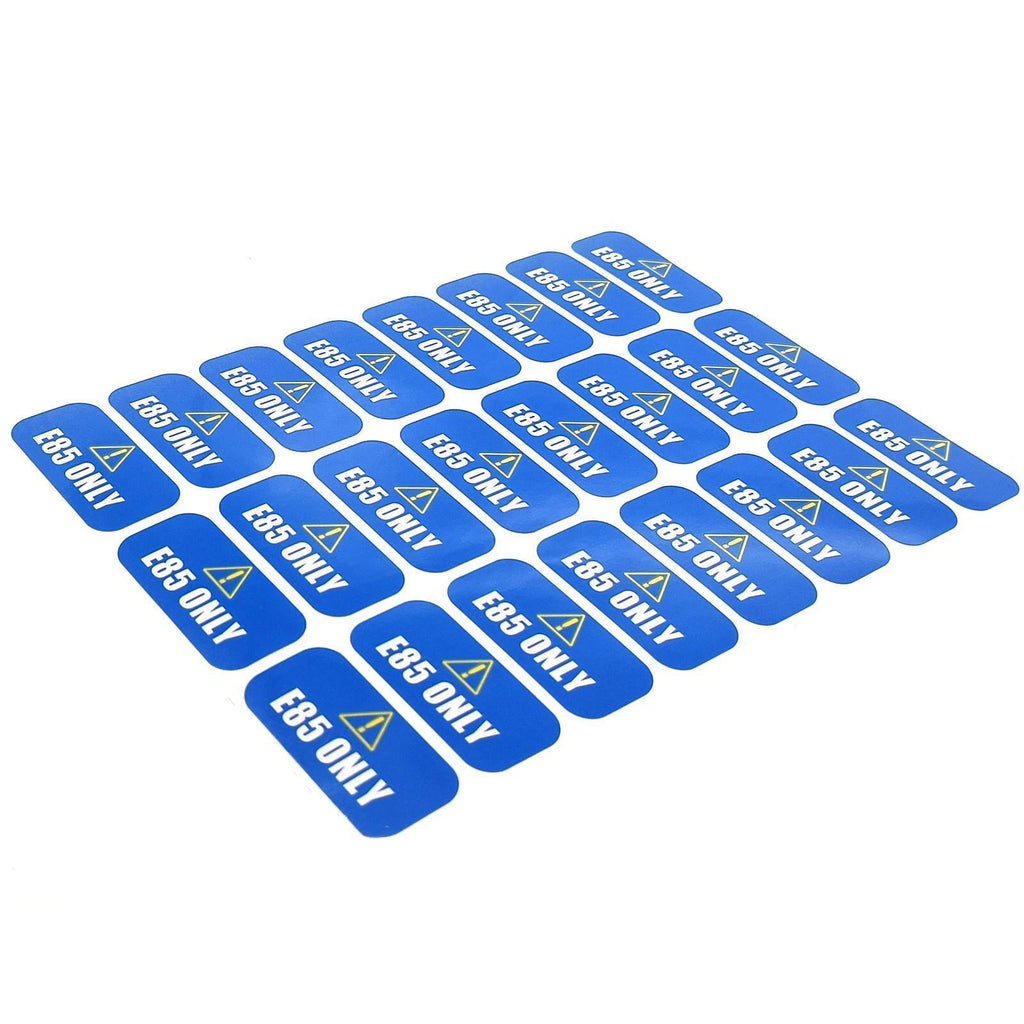 E85 Only Sticker for Clean Energy Vehicles (Die Cut Decal)