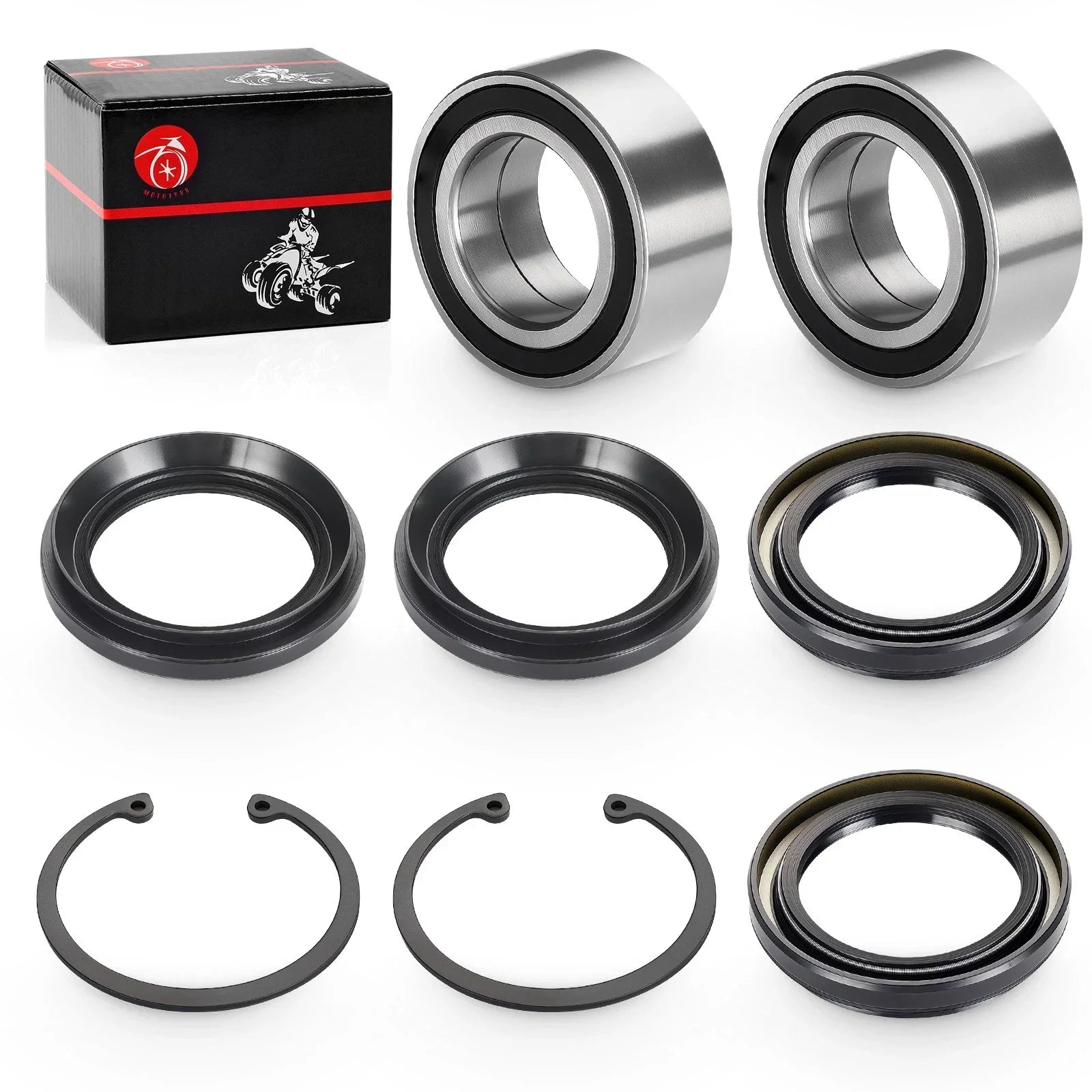 Rear Wheel Bearings & Seals Kit for Honda Rincon (2003–2005)