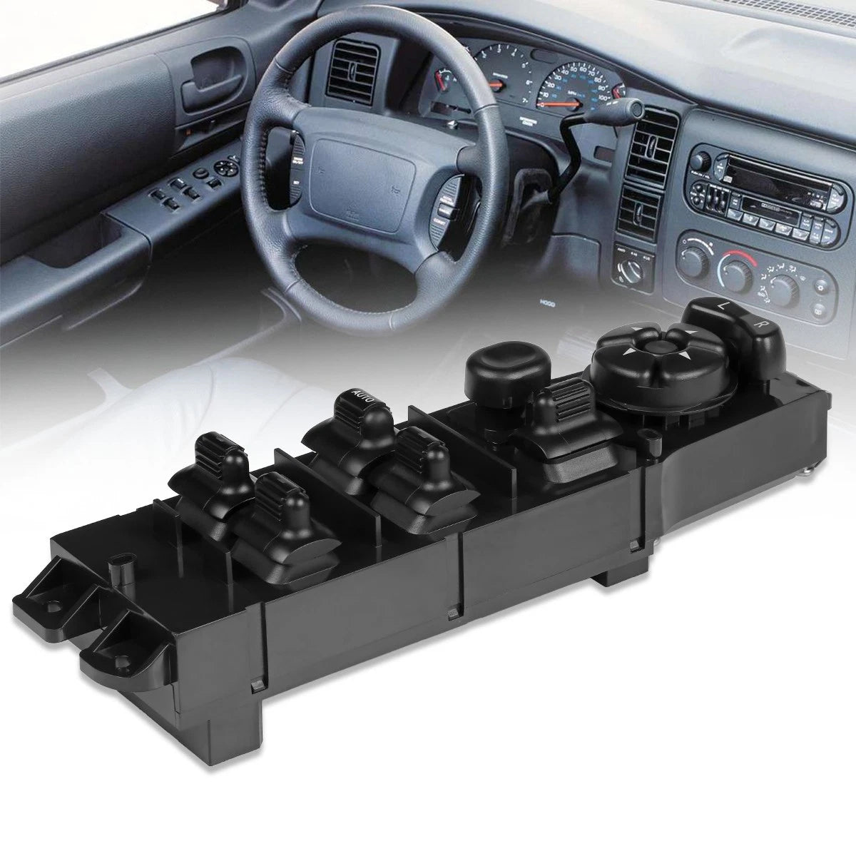 Master Power Window Control Switch for Dodge Ram/Dakota (2002–2010)