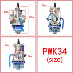 Carburetor 34mm for PWK34 250-350cc ATV Racing Motorcycle (2/4-Stroke)