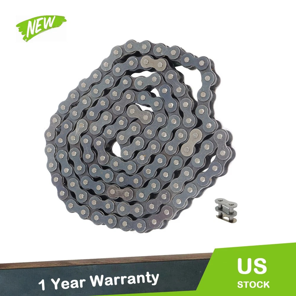 Stainless Steel Roller Chain #80 for Various Applications (10ft)