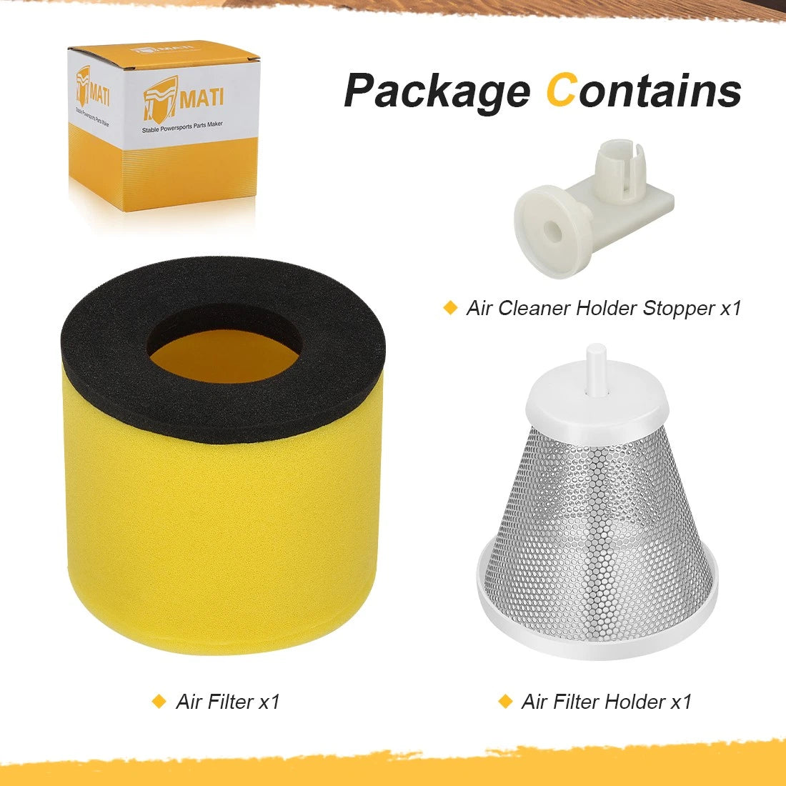 Air Filter & Cage Holder & Stopper for Suzuki LTR450 LTR450Z (2006–2009)
