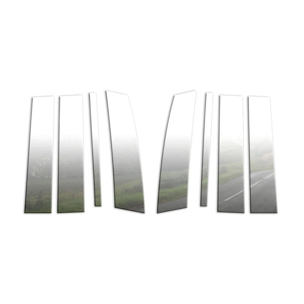 Pillar Post Covers Diamond Grade Stainless Steel Set for Chevy Tahoe (2015–2020)