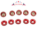 20PC Fender Washer Dress Up Kit for Make Model  - Red