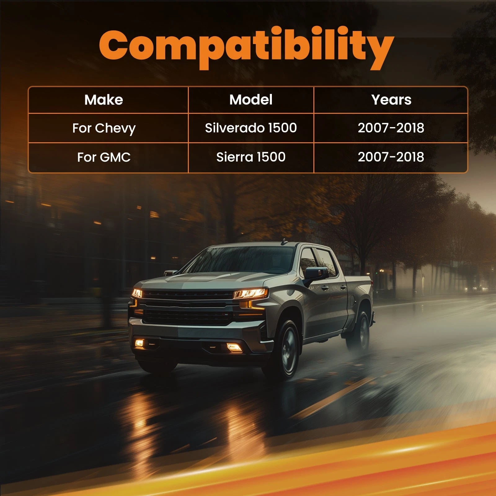 2.5" Aluminum Suspension Lift Kit for Silverado/Sierra 1500 (2007–2018)