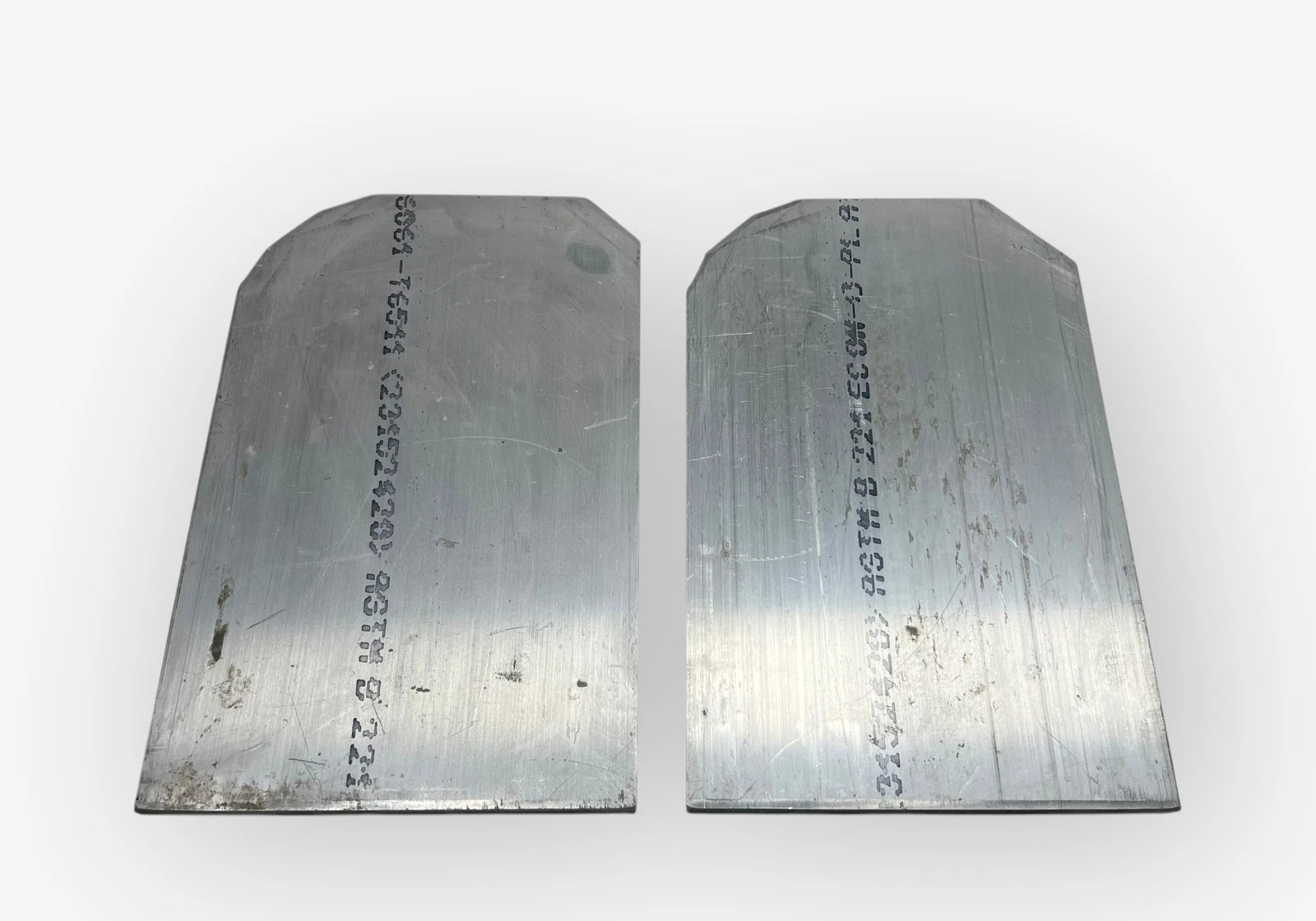 Set of 2 1/2in x 16in x 10in 6061 Aluminum Sheet Plate for Marine Applications