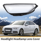 1 Pc Headlight Lens Cover for Audi A4 (2020–2023) Clear Black