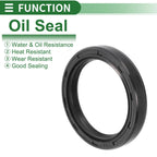 Set of 5 Oil Seal Ring for Rotary Shaft 38x50x8mm NBR Rubber