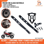 CNC Lowering Front Fender Mud Guard for Honda Monkey Z125 (All Gen)
