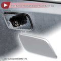 Front Right Washer Nozzle Cover Cap for Subaru Outback (2010–2018) Silver Tone