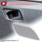 Front Right Washer Nozzle Cover Cap for Subaru Outback (2010–2018) Silver Tone