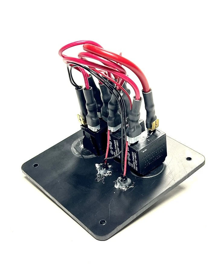 Blower Switch Panel for Custom 4in x 4in, Black