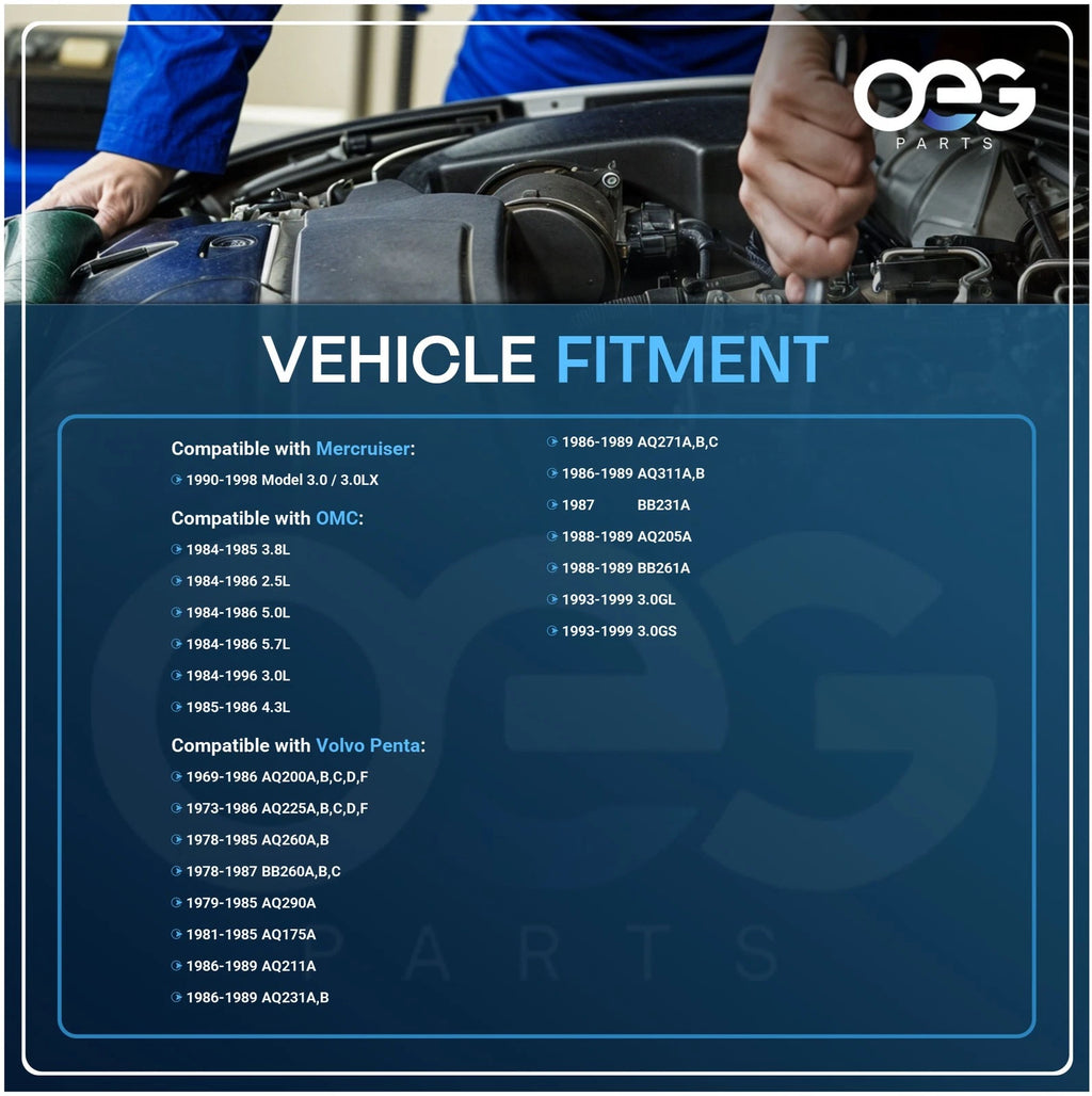 Starter for Volvo Penta AQ290A (1979-1985)