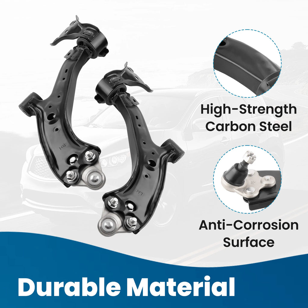 2X Front Lower Control Arm Ball Joint Suspension Kit for Honda CR-V (2007–2011)