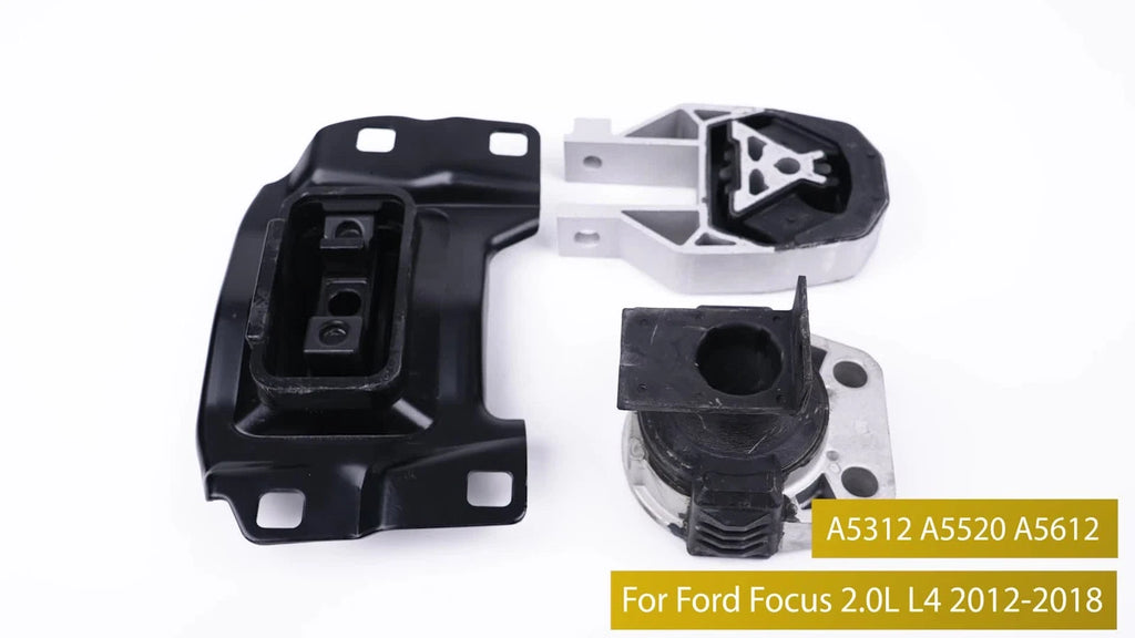 Motor & Trans Mounts Set for Focus S L4 2.0L (2012–2016) A5312 A5520 A5612