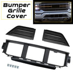 Front Bumper Guard Pad Cover + Lower Center Grille Cover for Ford F150 (2021–2023)