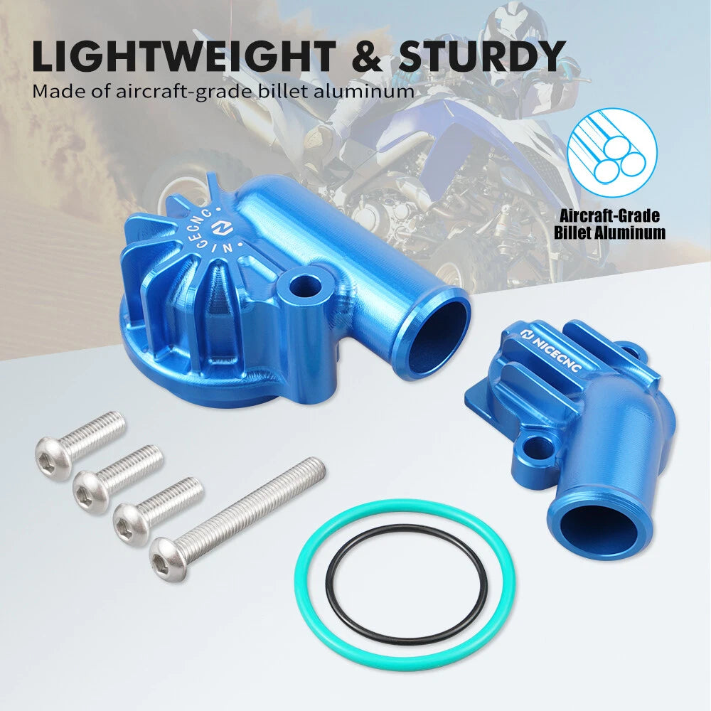 Water Pump Inlet & Outlet Cover Kit for Yamaha Raptor 700 700R SE (2006–2023)