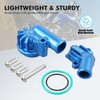 Water Pump Inlet & Outlet Cover Kit for Yamaha Raptor 700 700R SE (2006–2023)
