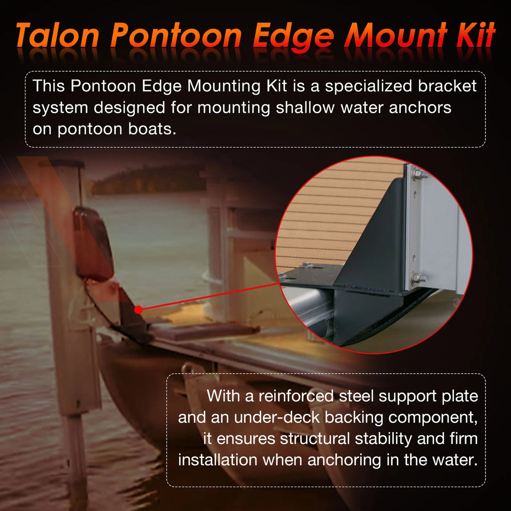 Pontoon Edge Mount Kit for Talon Shallow Water Anchor (1810225)