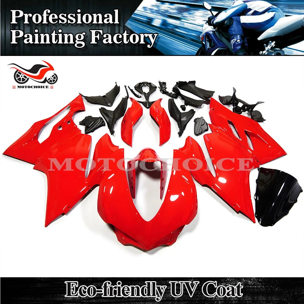 Glossy Red Fairing Kit for Ducati 1299 959 Panigale (2015–2018)