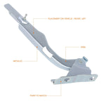 OE Style Left Driver Side Engine Hood Hinge for Ford F150/Lincoln Mark LT (2004–2008)
