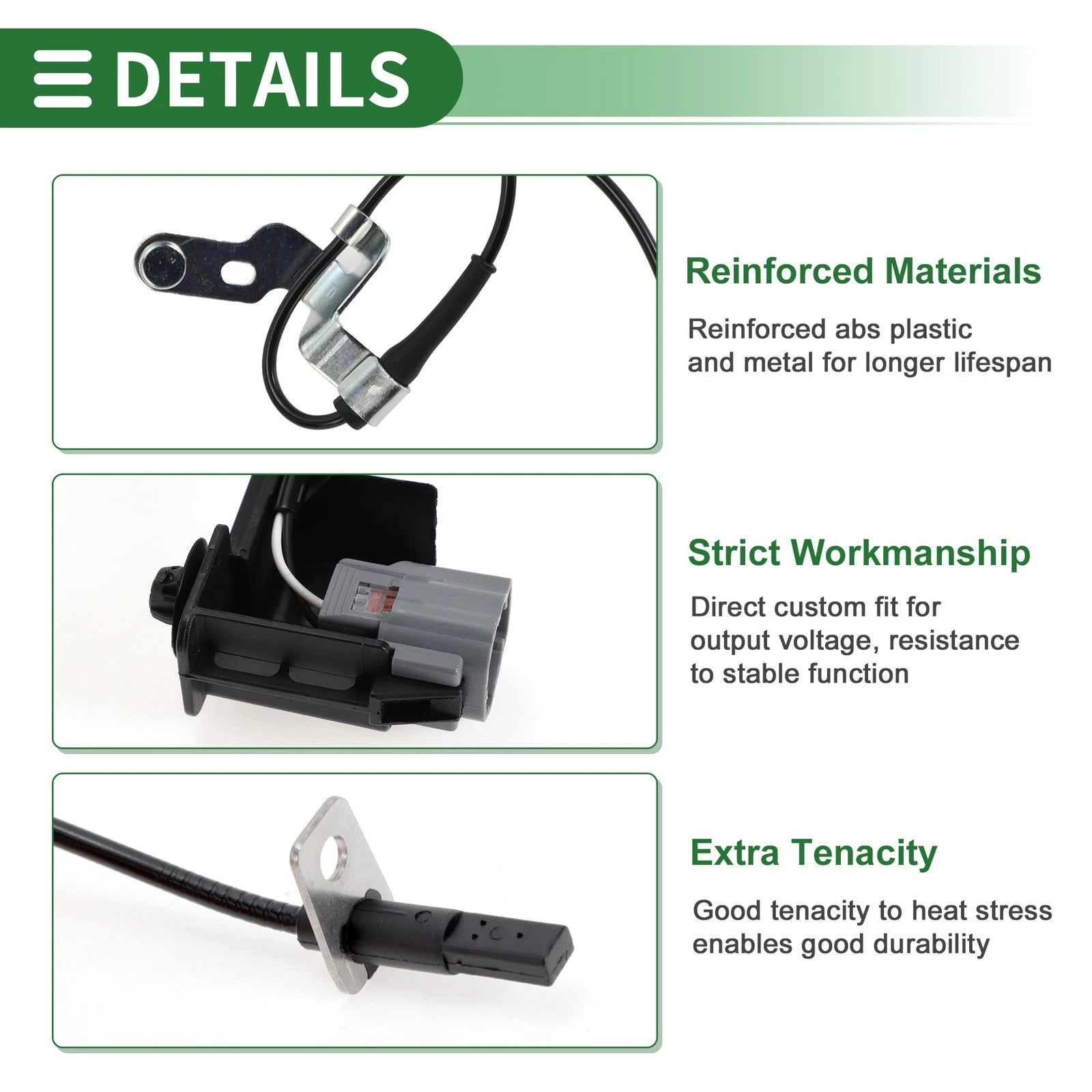 ABS Wheel Speed Sensor GS3L4370X for Mazda 6 (2009–2013)