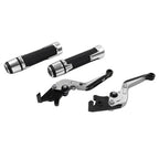 Silver Extendable Brake Clutch Levers Set for Suzuki GSX1400 (2001–2008)