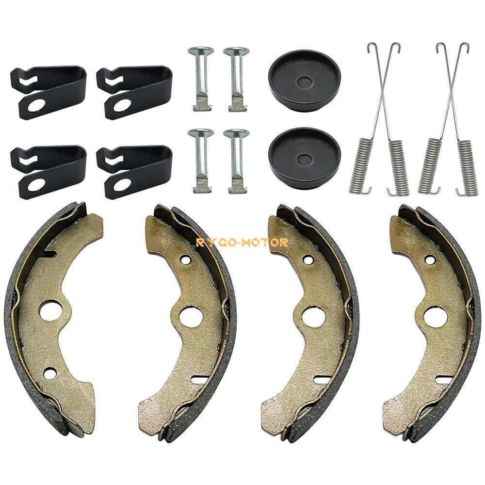 Front Brake Shoes & Rear Brake Pads for Yamaha YFM350FW Big Bear 350 (1987–1995)