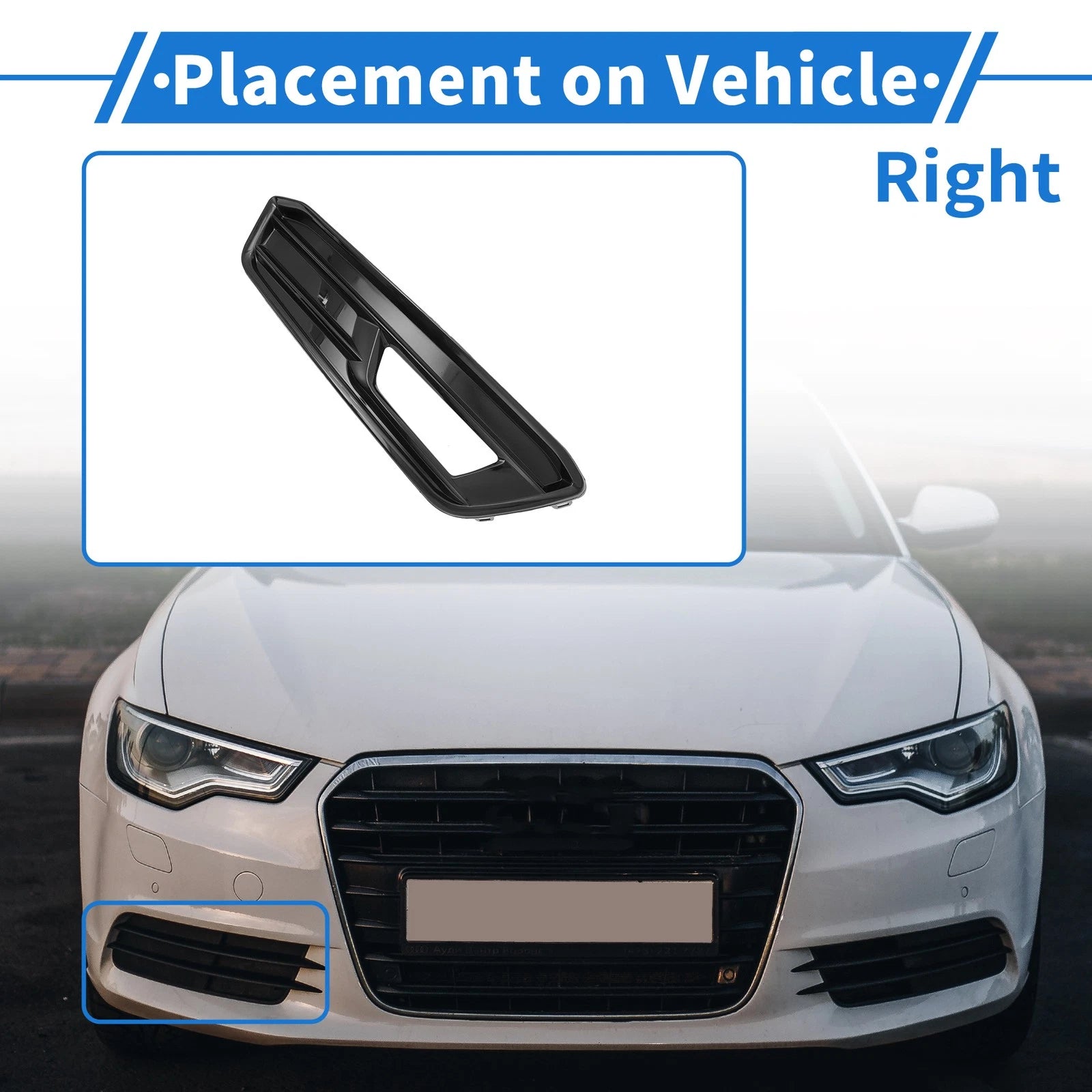 Fog Light Grill for Ford Focus ST (2015–2018) No.F1EZ15266C