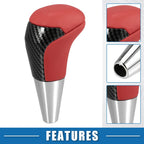 Gear Shift Knob for Toyota (Unpunched, Carbon Fiber Pattern, Red)