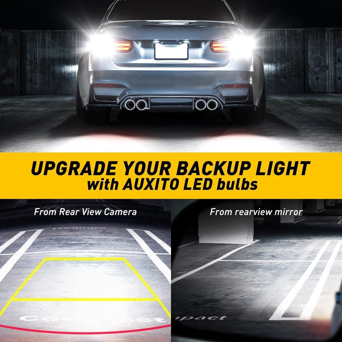 2X Canbus LED Bulb for Car Backup Reverse Light 912 921 T15 W16W