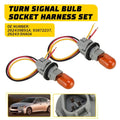 2X Headlight Turn Signal Bulb Socket Harness for Nissan Murano (2015–2018)