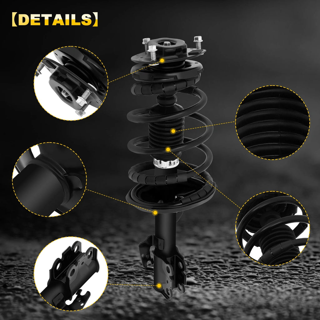 Set of 2 Front Complete Struts for Toyota Camry 2.4L
