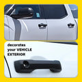 Set of 4 Matte Black Exterior Door Handle Covers for Toyota Tundra (2022–2024)