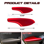 Racing Red Interior Door Armrest Panel Cover for Honda Civic (2022-2025)