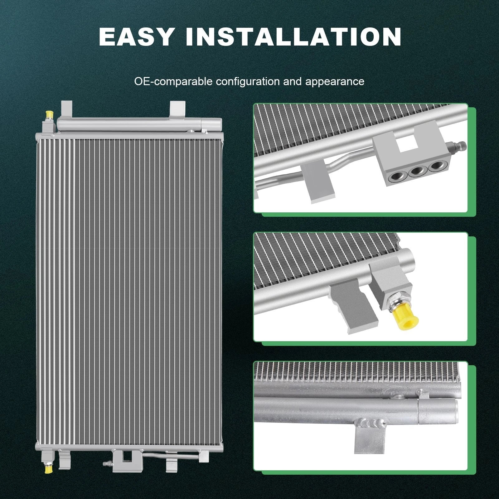 AC Condenser for Chevrolet Equinox GMC Terrain (2018–2019)