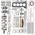 Engine Piston Gasket Set with Crankshaft Rods Timing Kit for Hyundai KIA G4FJ