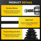 Front Driver Side CV Axle Shaft Assembly for Honda Civic (2017–2021)
